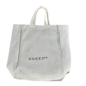 Gucci Cotton Canvas Reusable Tote Bag Dustbag